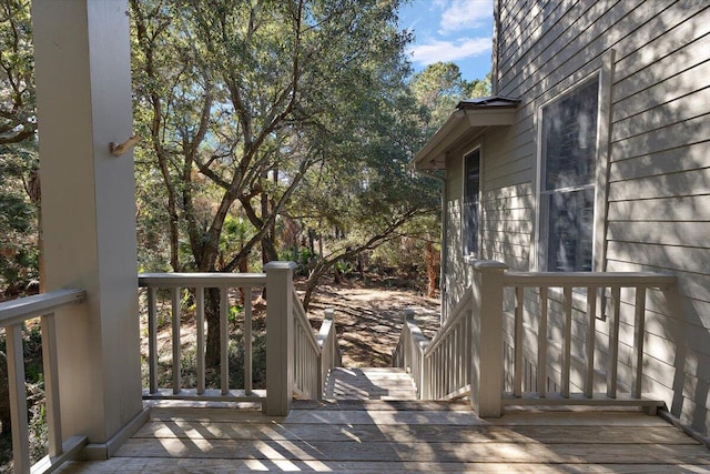 view of deck