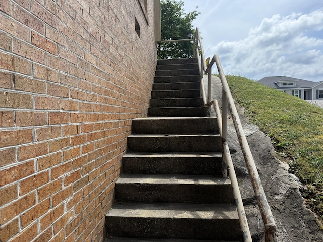 view of stairs