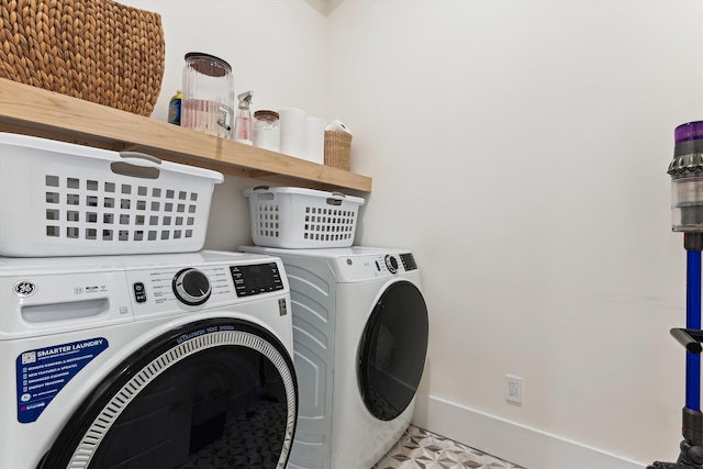 1474 Blue Cascade Dr, Mount Pleasant, SC 29464 - washroom featuring washing machine and dryer