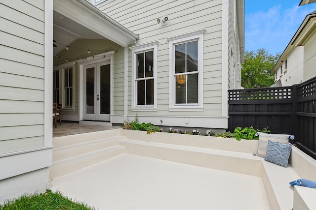 1474 Blue Cascade Dr, Mount Pleasant, SC 29464 - view of patio featuring french doors