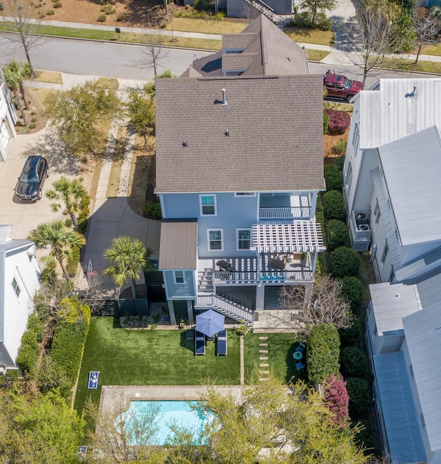 drone / aerial view