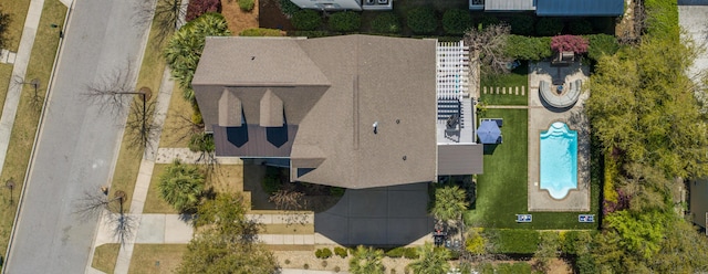 drone / aerial view
