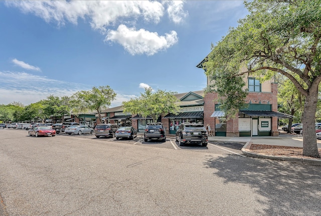view of uncovered parking lot