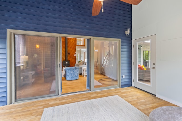 interior space with french doors