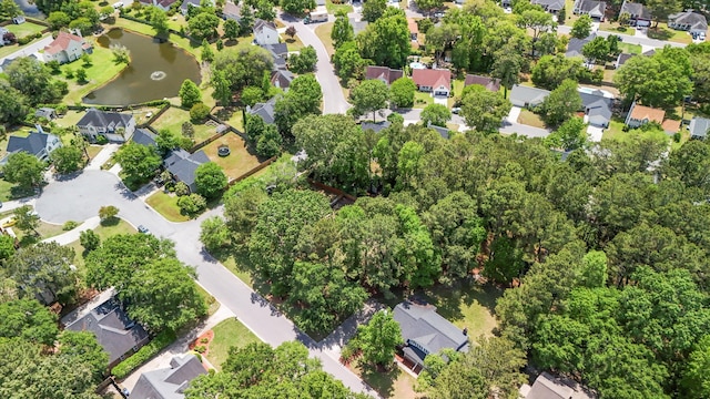 8661 Laurel Grove Ln, North Charleston, SC 29420 - birds eye view of property featuring a water view and a residential view
