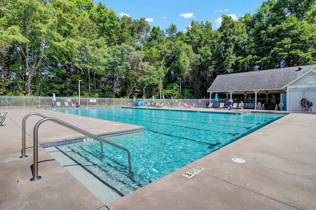 8661 Laurel Grove Ln, North Charleston, SC 29420 - pool featuring fence and a patio