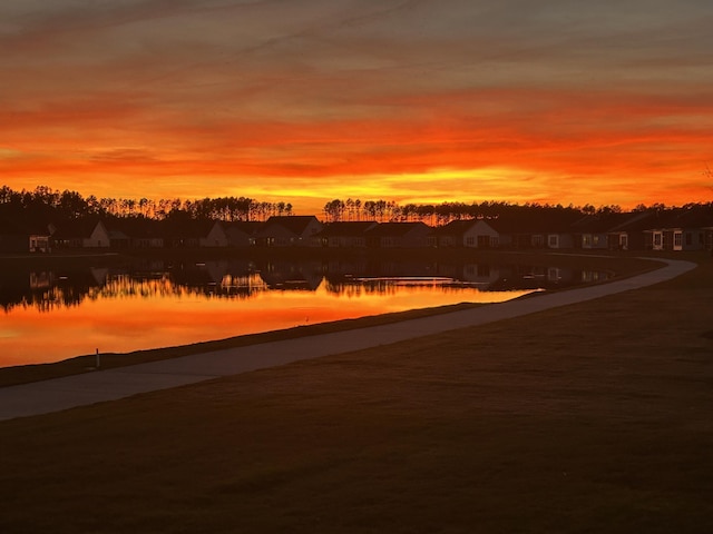 water view with nearby suburban area