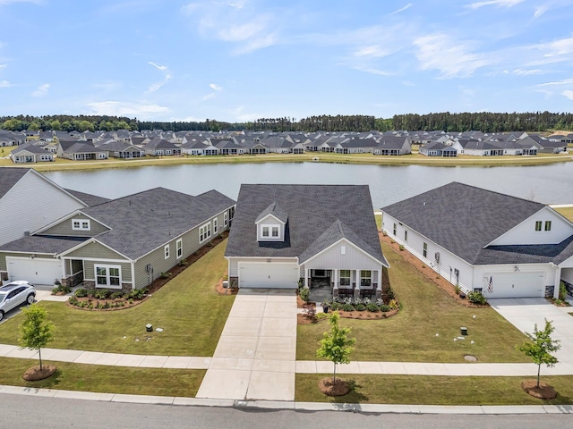 aerial view of residential area