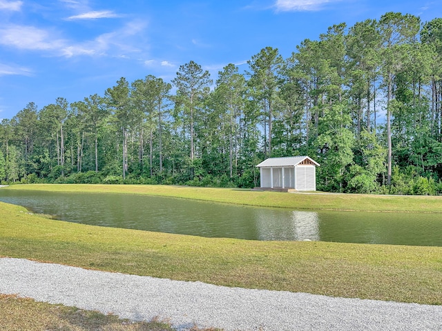 property view of water