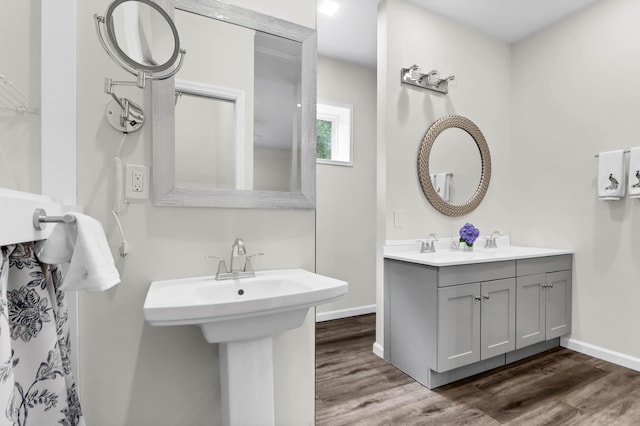 5233 Maybank Hwy, Wadmalaw Island, SC 29487 - bathroom featuring wood finished floors and baseboards