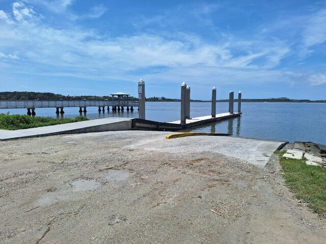 5233 Maybank Hwy, Wadmalaw Island, SC 29487 - dock with a boat ramp and a water view