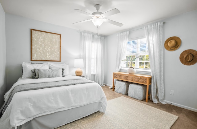 153 Glory Rd, Beaufort, SC 29906 - bedroom with carpet floors and ceiling fan