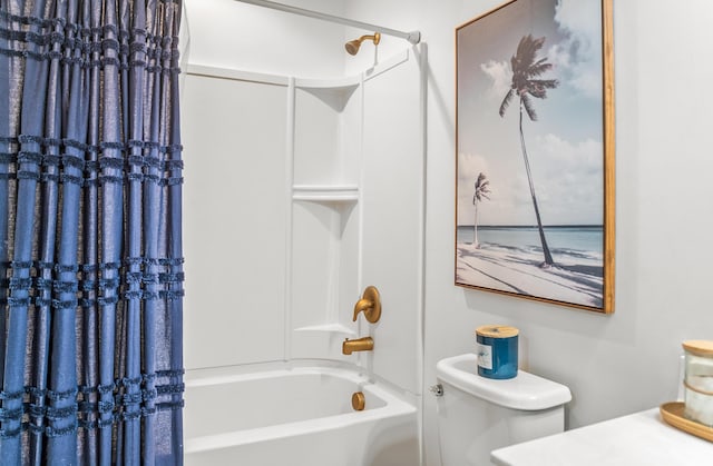 153 Glory Rd, Beaufort, SC 29906 - full bath with toilet and washtub / shower combination