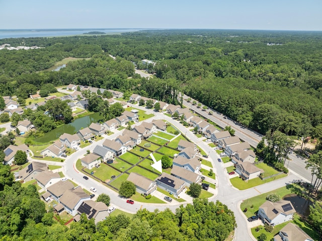 153 Glory Rd, Beaufort, SC 29906 - aerial perspective of suburban area with a forest
