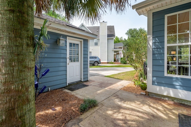 view of entrance to property