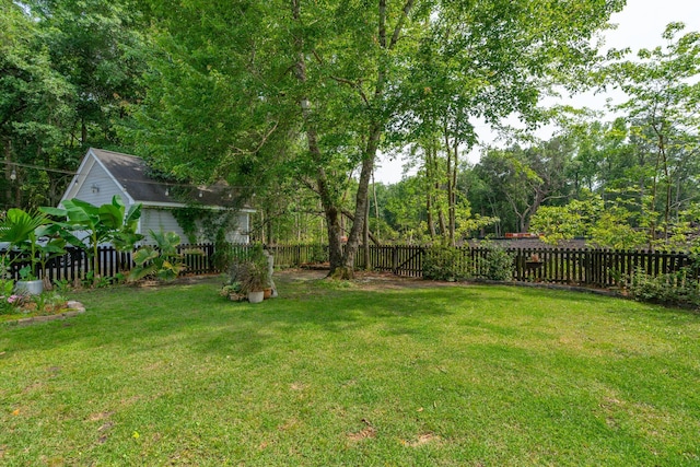 view of yard