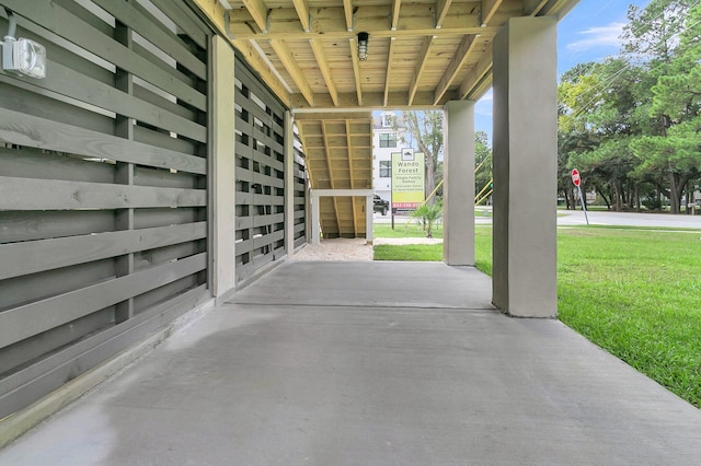 view of patio