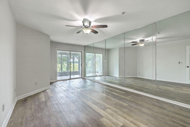 638 Harbor Creek Pl Unit 19, Charleston, SC 29412 - unfurnished room featuring a ceiling fan and wood finished floors