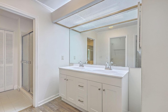 638 Harbor Creek Pl Unit 19, Charleston, SC 29412 - full bath with double vanity and a shower stall