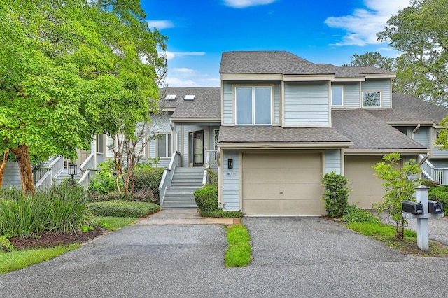 638 Harbor Creek Pl Unit 19, Charleston, SC 29412 - view of front of property with driveway, an attached garage, and a shingled roof