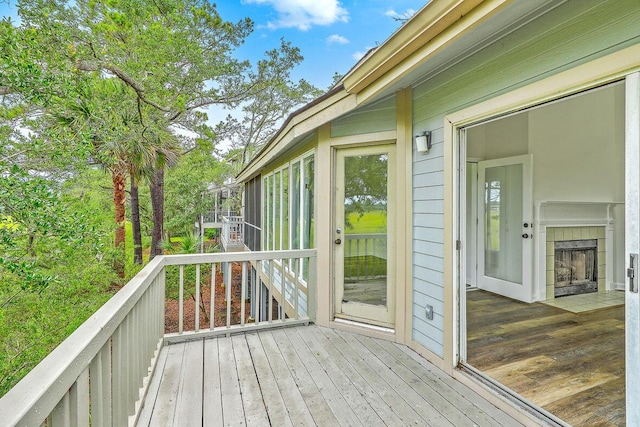 638 Harbor Creek Pl Unit 19, Charleston, SC 29412 - view of wooden deck
