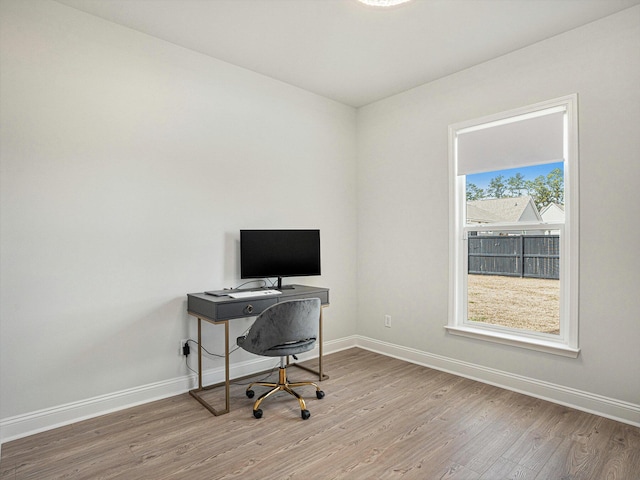 2064 Parish House Cir, Johns Island, SC 29455 - home office with wood finished floors and baseboards