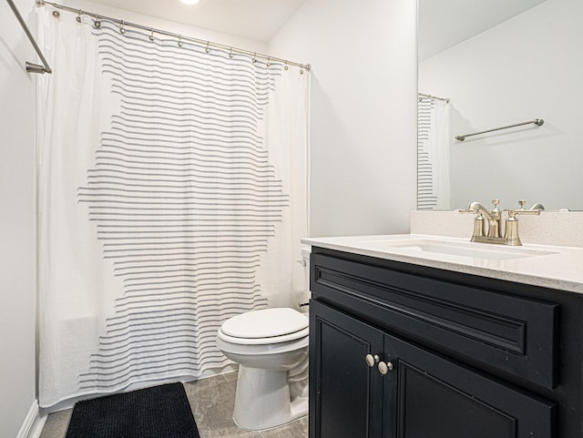 2064 Parish House Cir, Johns Island, SC 29455 - full bathroom with vanity, toilet, and curtained shower