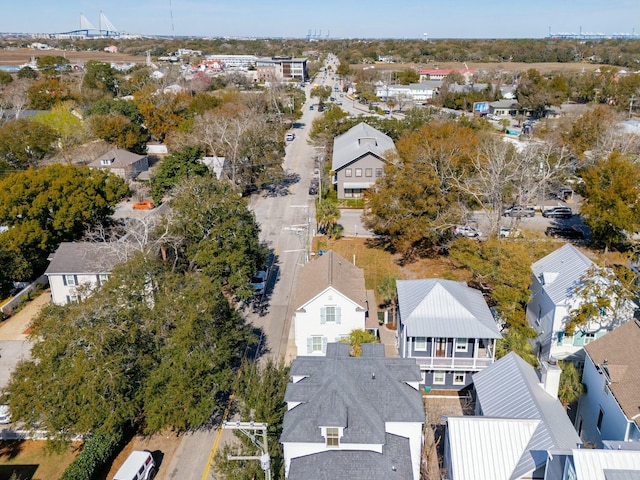 aerial view featuring a residential view