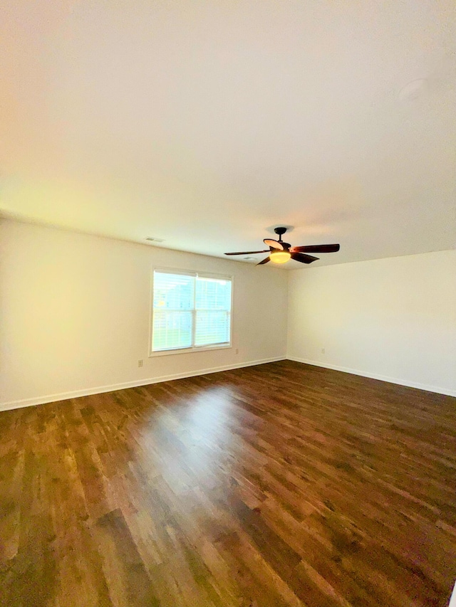 332 Southern Sugar Ave, Moncks Corner, SC 29461 - unfurnished room featuring dark wood-style floors, baseboards, and ceiling fan