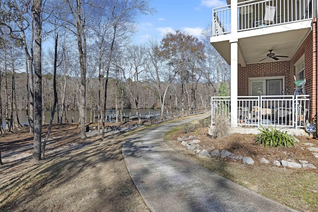 125 Ballard Ln, Santee, SC 29142 - exterior space featuring a water view