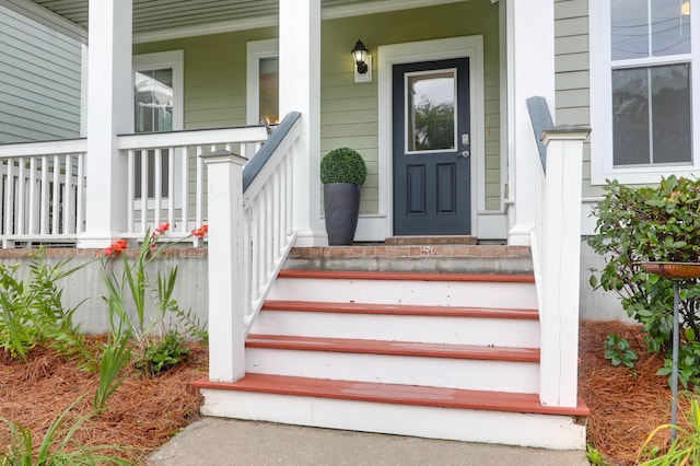 5242 E Dolphin St, North Charleston, SC 29405 - entrance to property featuring covered porch