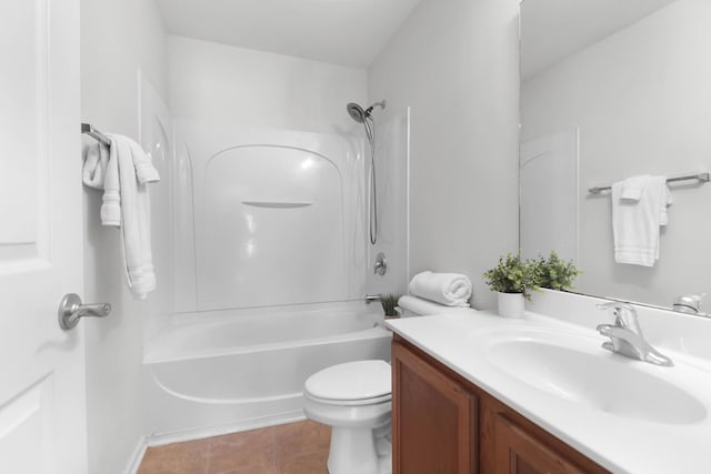 5242 E Dolphin St, North Charleston, SC 29405 - full bath featuring vanity, washtub / shower combination, and tile patterned floors