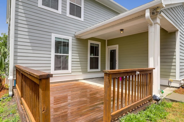 5242 E Dolphin St, North Charleston, SC 29405 - view of wooden deck