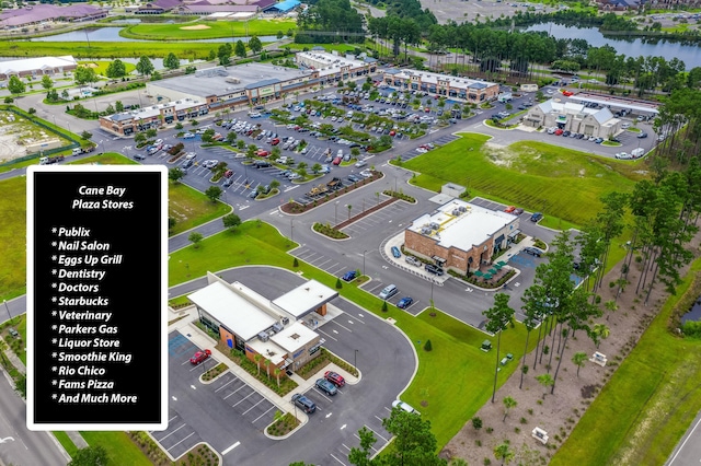 204 Honey Horn Dr, Summerville, SC 29486 - birds eye view of property featuring a water view