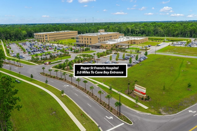 204 Honey Horn Dr, Summerville, SC 29486 - birds eye view of property with a forest view
