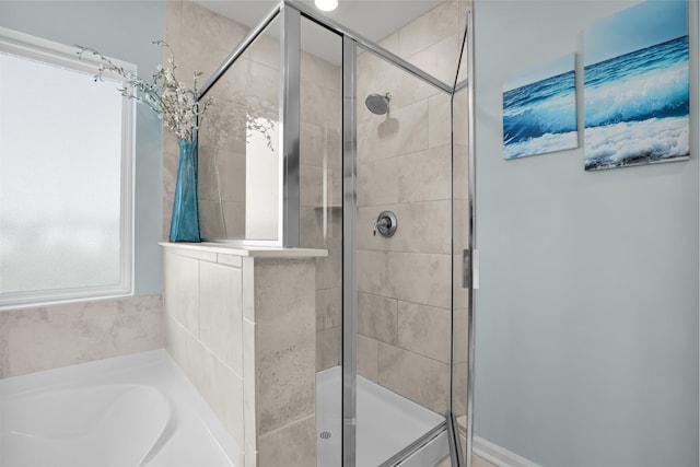204 Honey Horn Dr, Summerville, SC 29486 - full bath featuring a bath and a stall shower