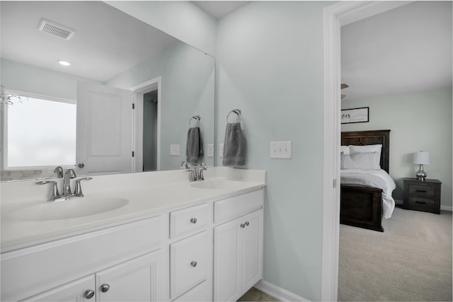 204 Honey Horn Dr, Summerville, SC 29486 - ensuite bathroom with a sink, visible vents, double vanity, and ensuite bath