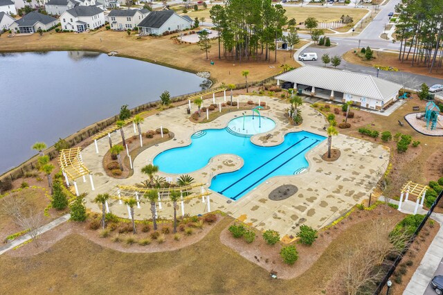204 Honey Horn Dr, Summerville, SC 29486 - drone / aerial view with a water view
