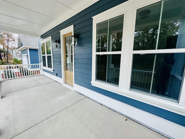 view of patio / terrace featuring a porch