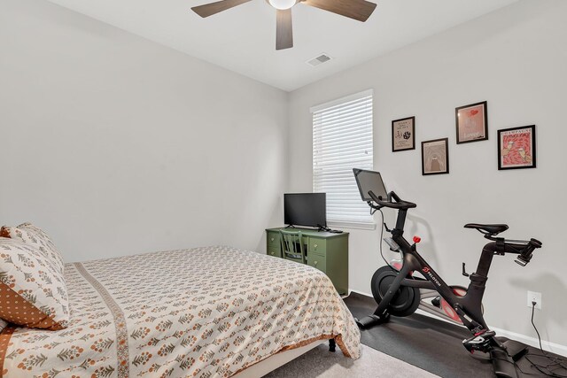 9712 Fanning Basket Ln, Ladson, SC 29456 - bedroom with baseboards and ceiling fan