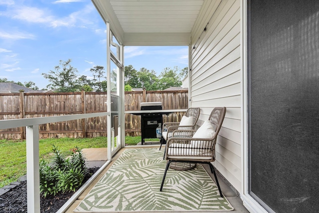 9712 Fanning Basket Ln, Ladson, SC 29456 - view of sunroom