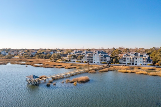 property view of water