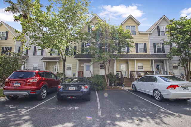 multi unit property with uncovered parking