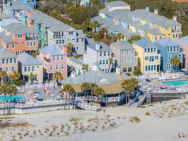 drone / aerial view featuring a residential view