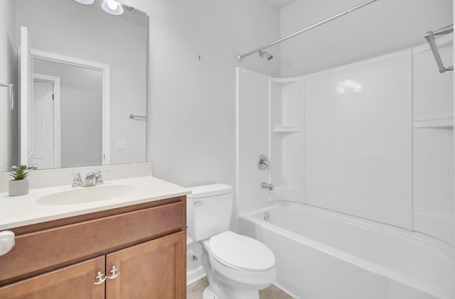 121 Ancestry Ln, Moncks Corner, SC 29461 - bathroom featuring toilet, vanity, and shower / tub combination