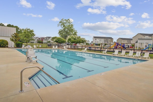 121 Ancestry Ln, Moncks Corner, SC 29461 - community pool featuring a patio and a residential view