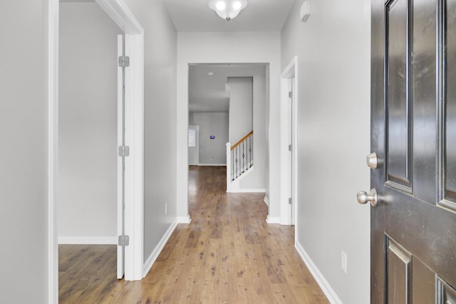 121 Ancestry Ln, Moncks Corner, SC 29461 - foyer with light wood-type flooring, baseboards, and stairs