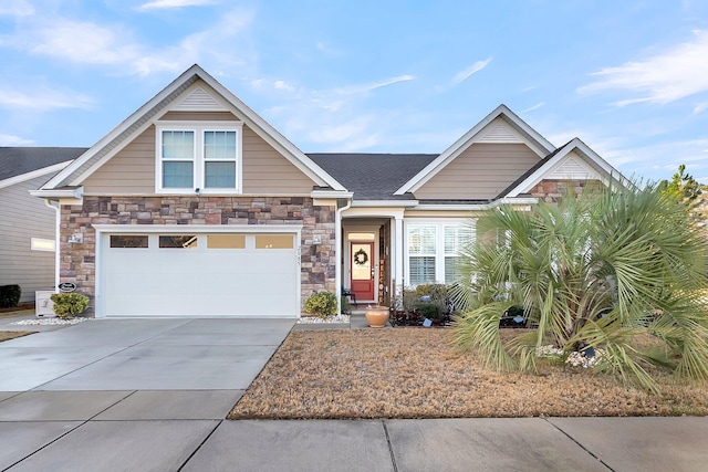 view of craftsman inspired home