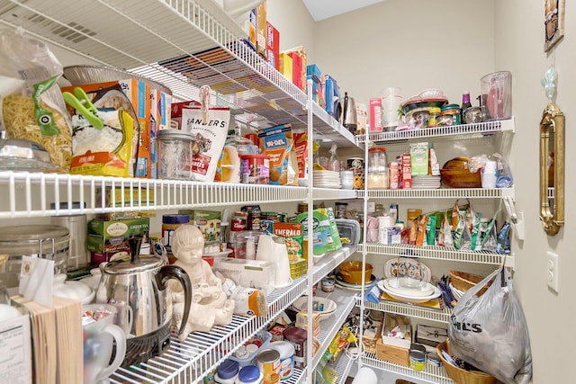 view of pantry