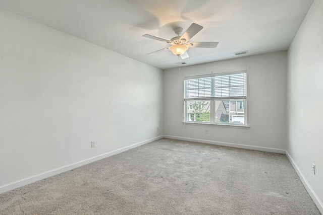211 Saxony Loop, Summerville, SC 29486 - empty room featuring carpet flooring, baseboards, and ceiling fan